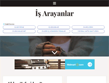 Tablet Screenshot of is-arayanlar.net